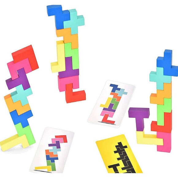 BUILDZI Fast Stacking Block Building Game Carma (makers TENZI SLAPZI) Family - Picture 4 of 4